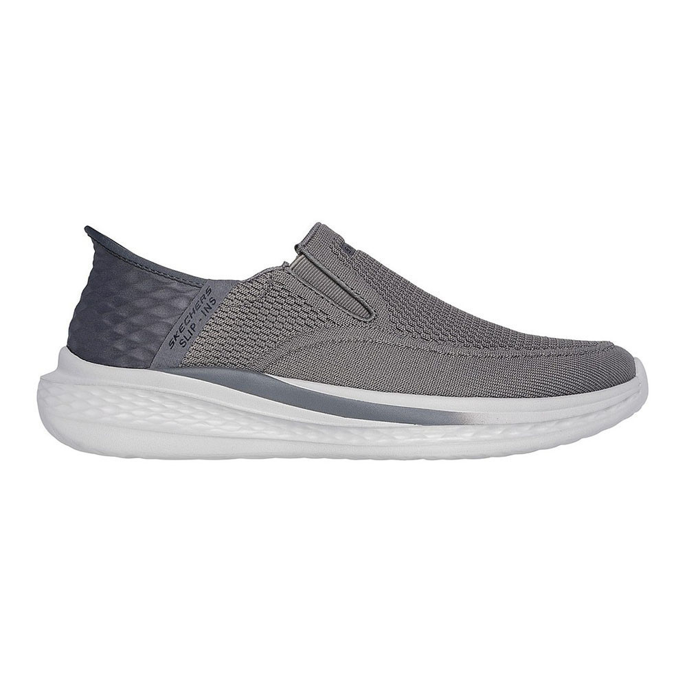 Skechers สเก็ตเชอร์ส รองเท้าผู้ชาย Men Slade Usa Street Wear Shoes - 210887-GRY - Air-Cooled Memory Foam