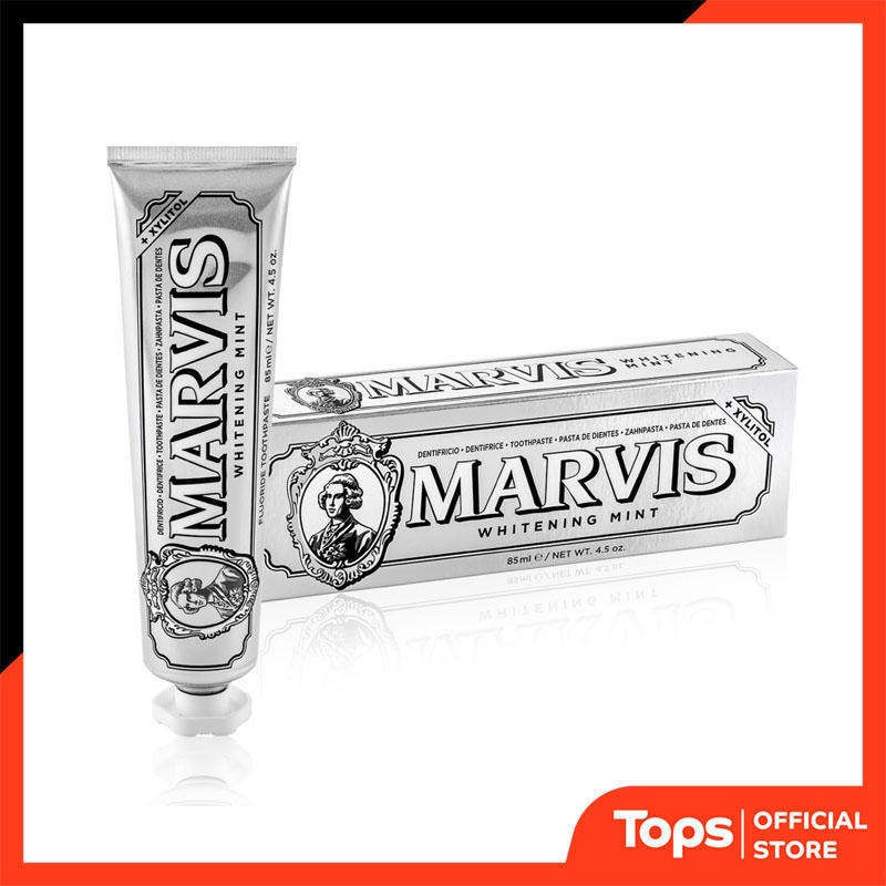 MARVIS มาร์วิสยาสีฟันไวท์เทนนิ่งมิ้นท์ 85มล. [8004395111718]