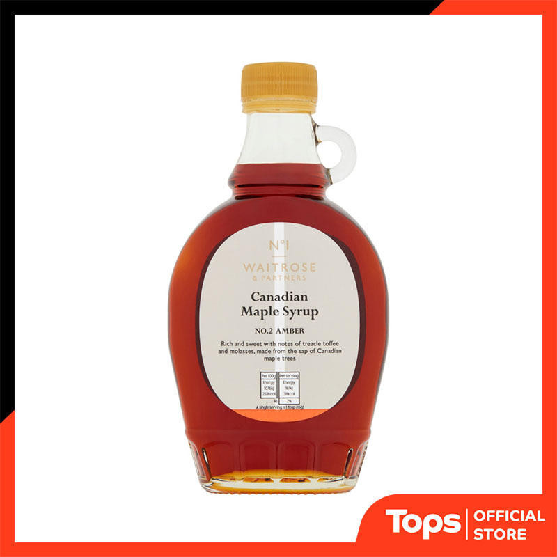 WAITROSE เวทโทรสแอมเบอร์เมเปิลไซรัป 330กรัม [5000169866702]