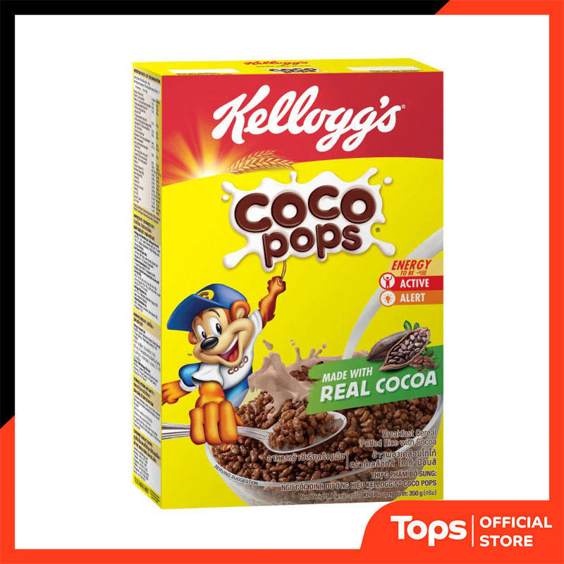 KELLOGGS เคลล็อกส์อาหารเช้าโกโก้ป๊อป 350กรัม [8852756304077]