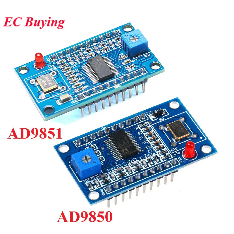 โมดูลกำเนิดสัญญาณ AD9850 AD9851 DDS บอร์ดพัฒนา 0-70MHz 0-40MHz 2 คลื่นไซน์และ 2 คลื่นสี่เหลี่ยม