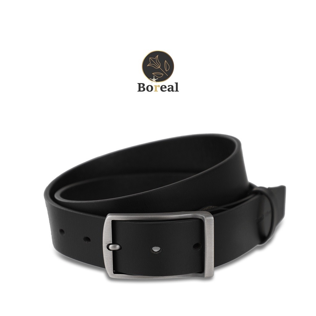 [ส่งด่วนฟรี] Louis Montini (Classic) เข็มขัดหนังวัวแท้ เข็มขัดผู้ชาย Men's Belt MGN116, MGN119, MGN167 - รูปที่ 4