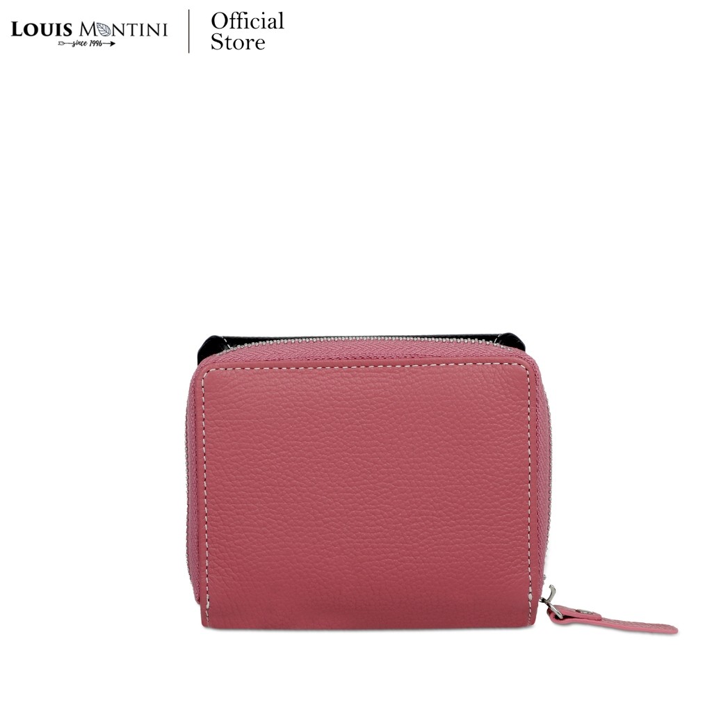 Louis Montini (Emily) กระเป๋าผู้หญิงใบสั้น Women wallet กระเป๋าสตางค์ผู้หญิงหนังแท้ WL57