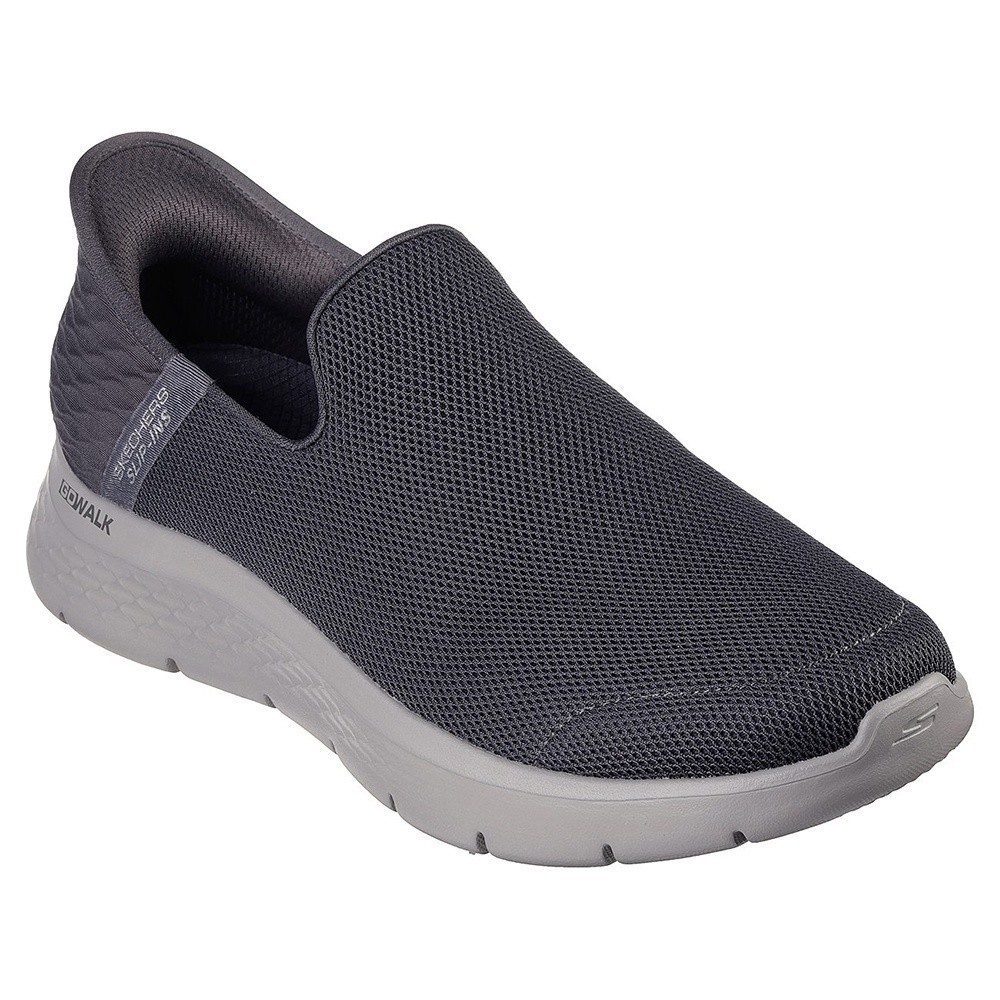 Skechers สเก็ตเชอร์ส รองเท้าผู้ชาย Men Slip-ins GOwalk Flex No Hands Walking Shoes - 216491-DKGY