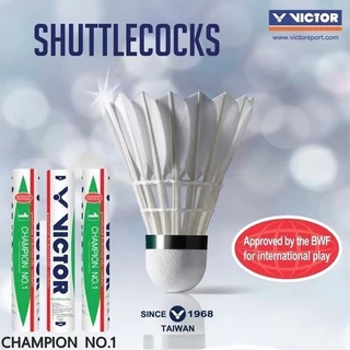 VICTOR ลูกแบดมินตัน รุ่น CHAMPION NO.1 ( 1 หลอด 12 ลูก ) ST