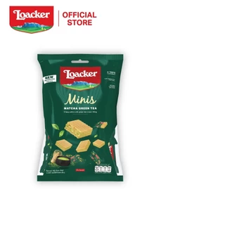 ล็อคเกอร์ มินิส์ มัทฉะกรีนที 80 กรัม | Loacker Minis Matcha 80 g