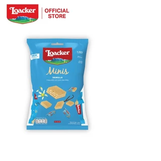 ล็อกเกอร์ มินิส์ วานิลลา 80 กรัม / Loacker Minis Vanilla 80 g