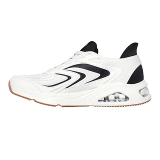 Skechers สเก็ตเชอร์ส รองเท้าผู้ชาย Men Slip-ins SKECHERS Street Tres-Air Uno Vision-Airy Shoes - 183083-WBK