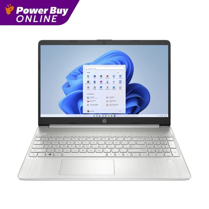HP 15s โน๊ตบุ๊ค (15.6", Intel Core i5, RAM 16GB, 512GB, สี Natural silver) รุ่น 15S-FQ2725TU