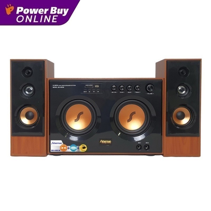 SHERMAN ลำโพง (2.1 CH, 130 วัตต์) รุ่น SB-44B3B