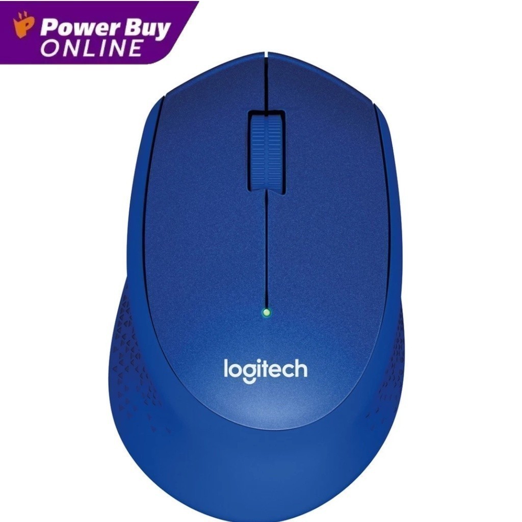 LOGITECH เมาส์ไร้สาย (สีน้ำเงิน) รุ่น M331 SILENT PLUS
