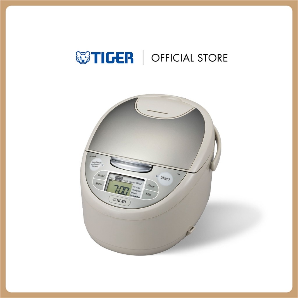 Tiger หม้อหุงข้าว Digital (Made in Japan) หุงข้าวพร้อมกับข้าว (Tacook) ขนาด 1L / 1.8L รุ่น JAX-S