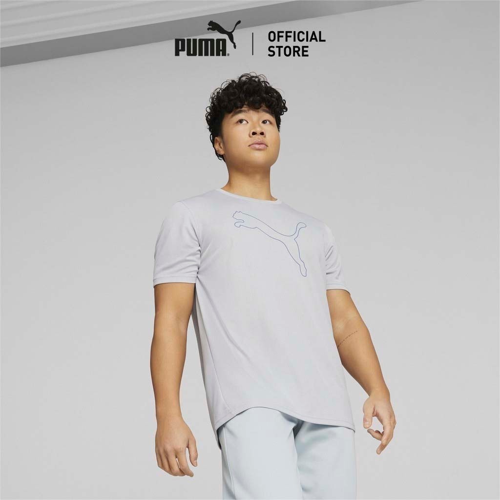 PUMA TRAINING - เสื้อยืดออกกำลังชายแขนสั้น Performance สีเขียว  - 52031473