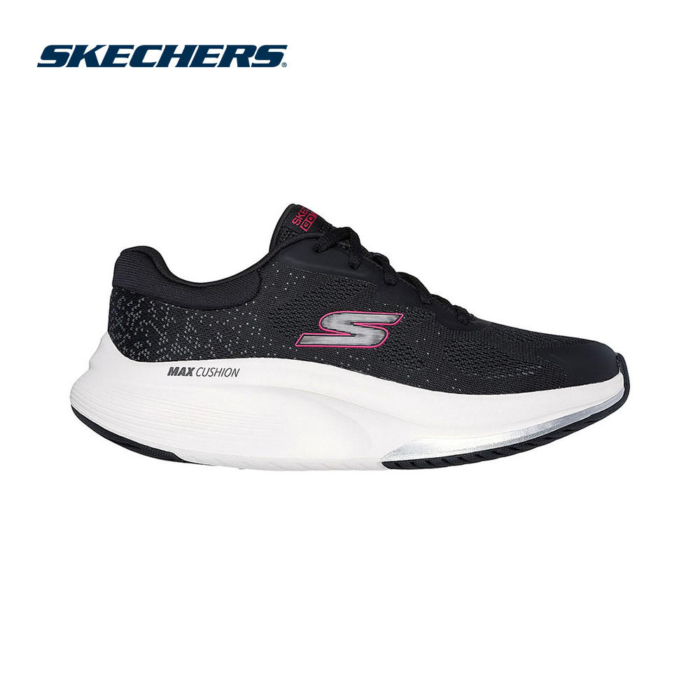 Skechers สเก็ตเชอร์ส รองเท้าผู้หญิง Women GOwalk Max Walker GOwalk Shoes - 125053-BKW - Air-Cooled Goga Mat