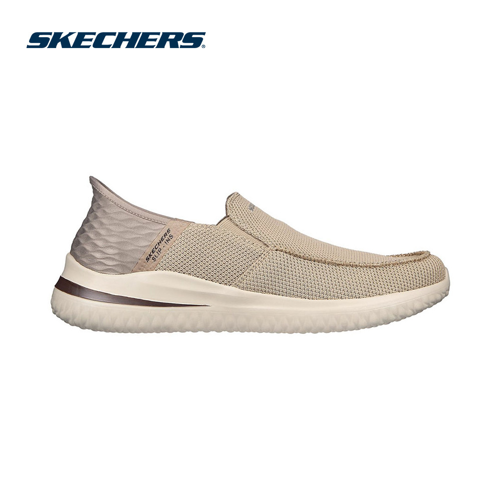 Skechers สเก็ตเชอร์ส รองเท้าผู้ชาย Men Slip-Ins SKECHERS USA Street Wear Delson 3.0 Cabrino Shoes - 210604-TPE Air-Coole