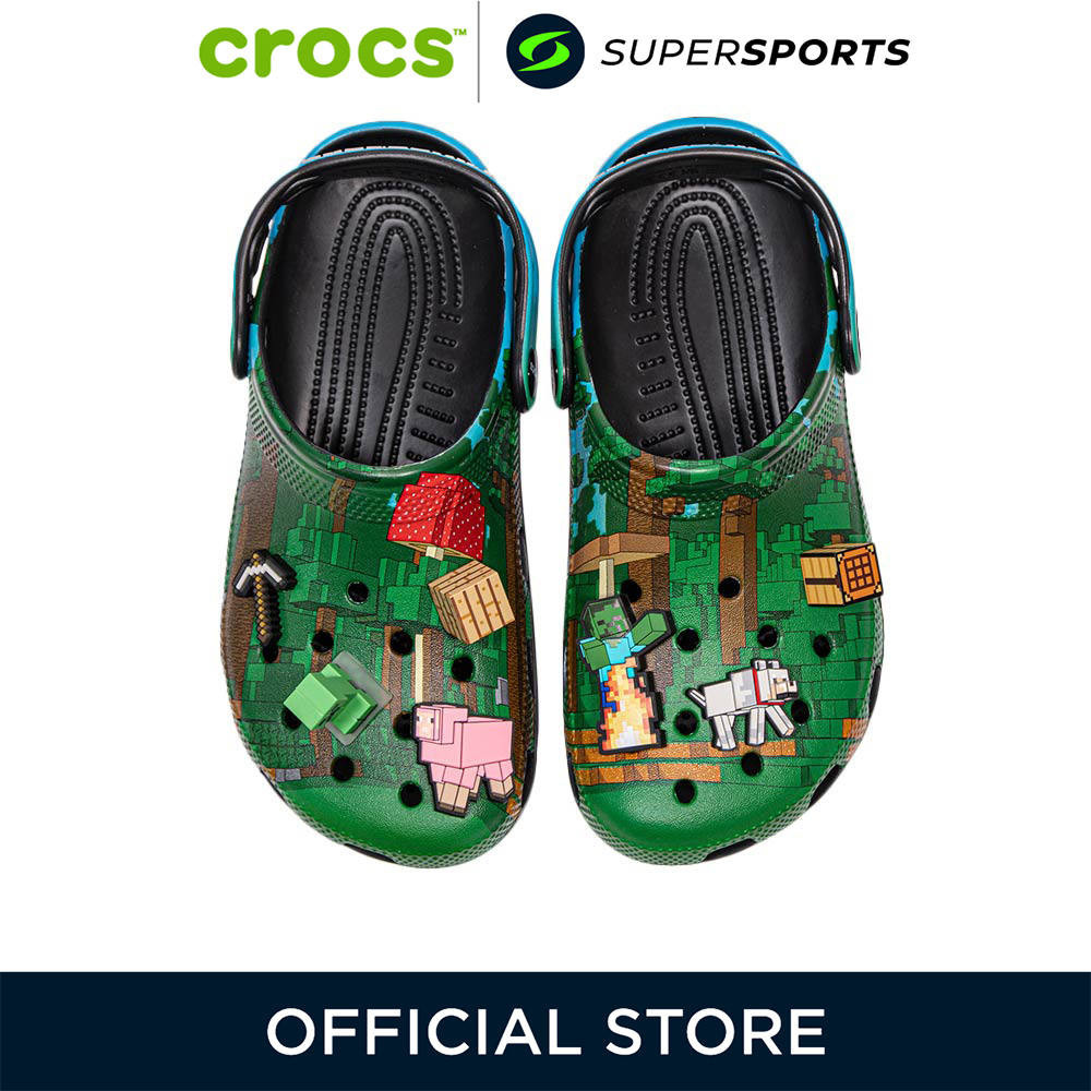 CROCS Minecraft Classic Clog รองเท้าลำลองผู้ใหญ่