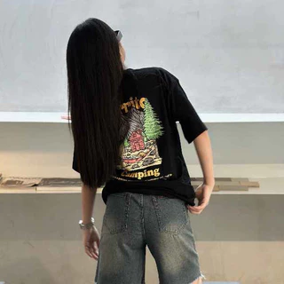 VINTAGE FACTORY เสื้อยืด Cotton100% BURRITO - เทคนิคซิลค์สกรีน สีจมลงเนื้อผ้าติดแน่นทนนาน