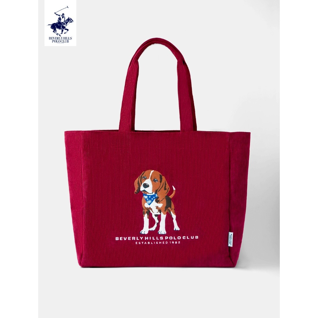 BEVERLY HILLS POLO CLUB  NEW Arrivals!! กระเป๋า TOTE Bag ลายน้องหมา รุ่น BAGB036