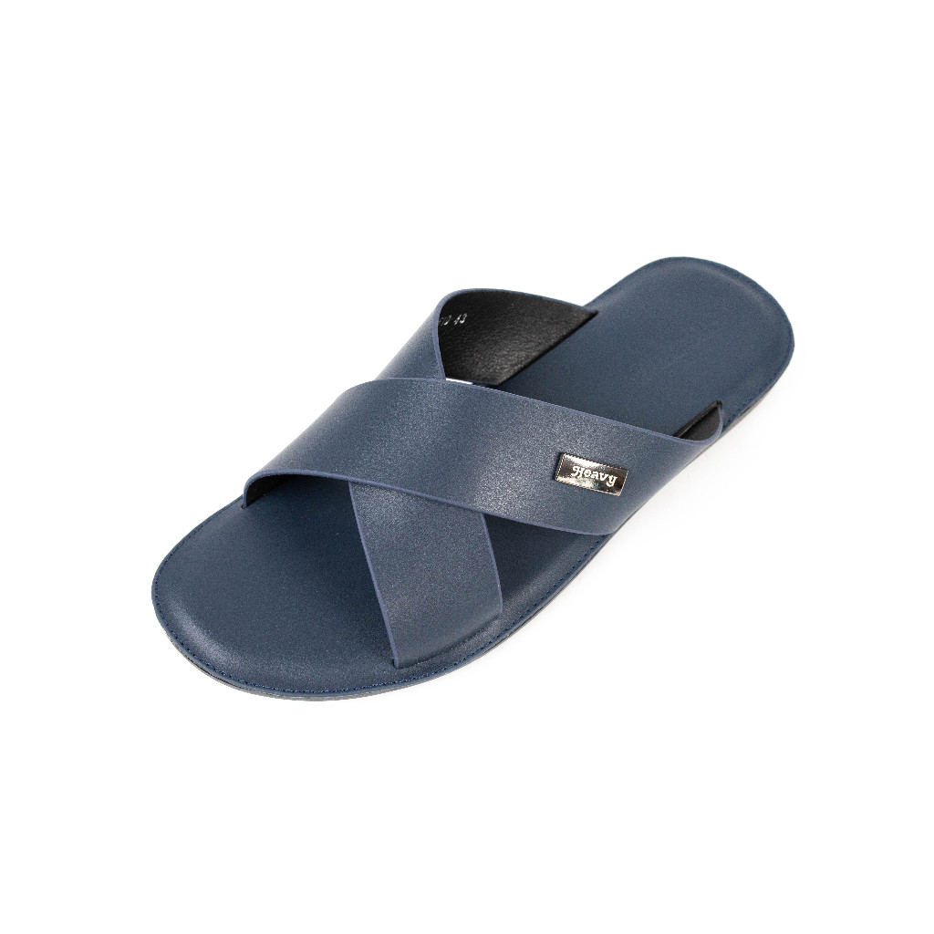 HEAVY SHOES รองเท้าแตะผู้ชายแบบสวม VS7610 มี2สี น้ำตาล ดำ