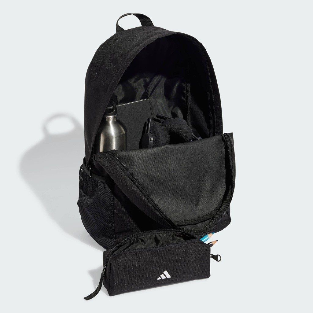 adidas ไลฟ์สไตล์ กระเป๋าเป้พร้อมกล่องดินสอ Unisex สีดำ JI8081