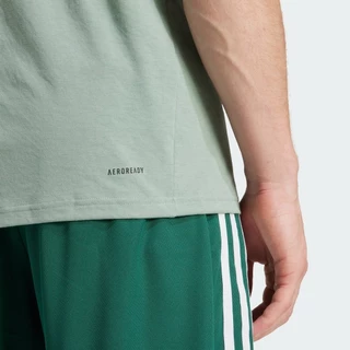 adidas Gym & Training Train Essentials Feelready Logo Training Tee Men Green JC5344