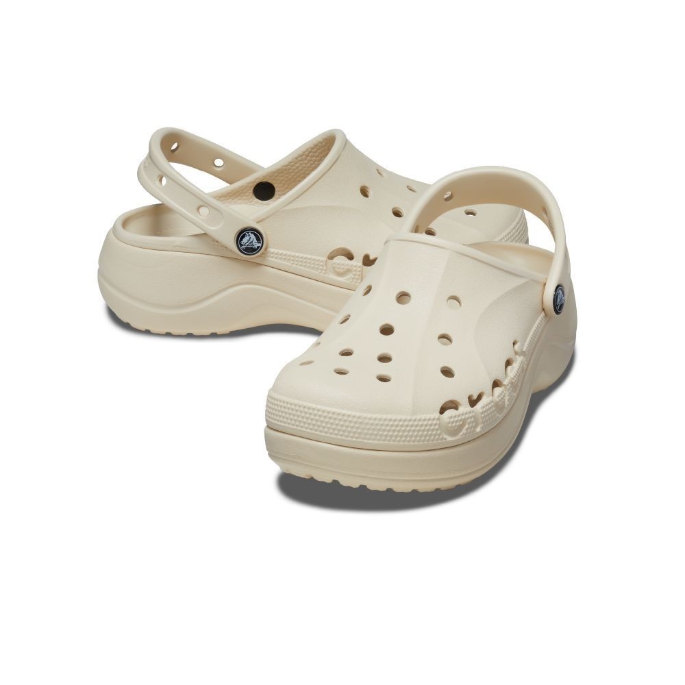 CROCS รองเท้าลำลองผู้หญิง BAYA PLATFORM CLOG รุ่น 20818611S - WINTER WHITE