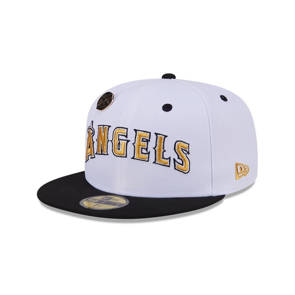 NEW ERA หมวก รุ่น NEW ERA 59FIFTY DAY LOS ANGELES ANGELS WHITE 59FIFTY CAP 60571953