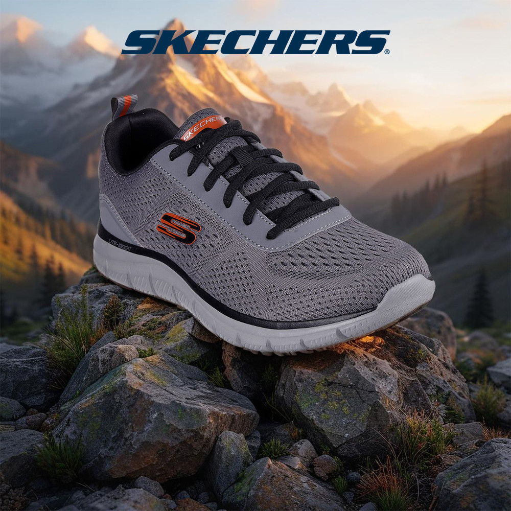 Skechers สเก็ตเชอร์ส รองเท้าลำลองผู้ชาย Men Sport Track Leshur Casual Shoes - 232758-CCOR Memory Foam