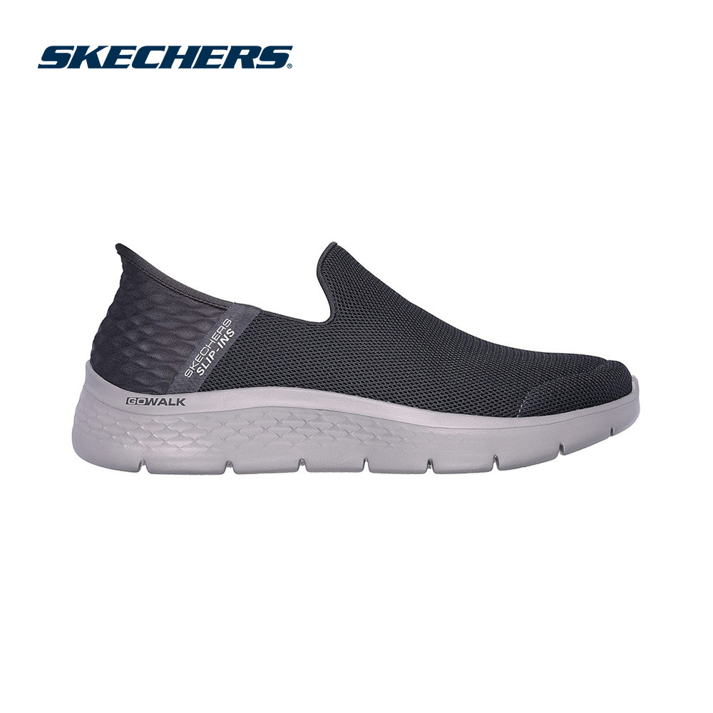 Skechers สเก็ตเชอร์ส รองเท้าผู้ชาย Men Slip-ins GOwalk Flex No Hands Walking Shoes - 216491-DKGY