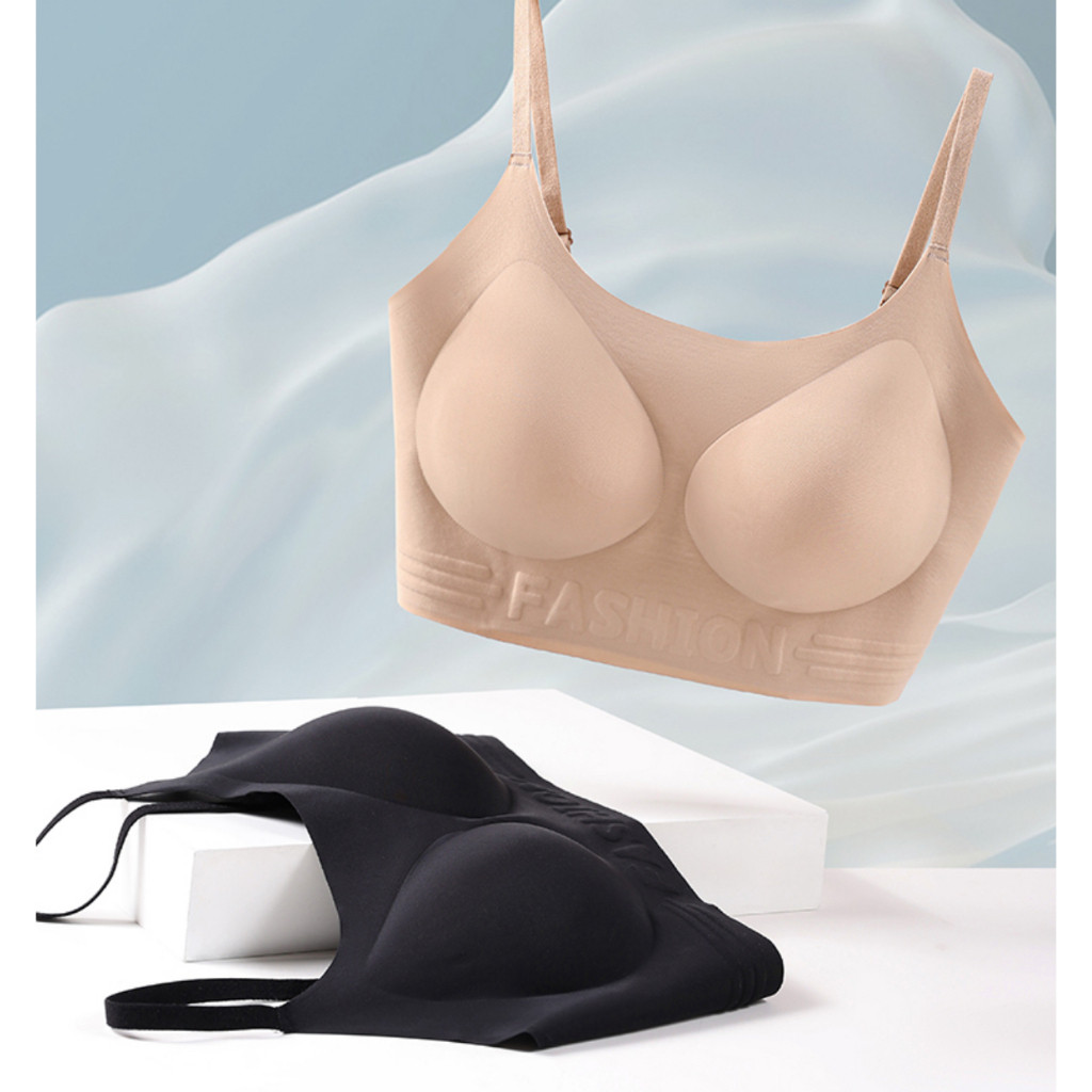 เสื้อชั้นในสตรีไร้ขอบ เสื้อชั้นในมีฟองน้ำ การออกแบบสวมใส่สะบาย รุ่น NY224