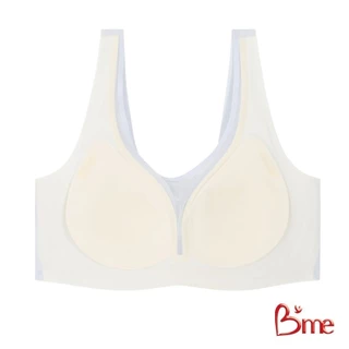 B'me เสื้อชั้นในไร้ขอบสวมหัว level 2 ฟองกลาง รุ่น ME1A3C สีดำ สีเทา สีครีม สีเทาอ่อน