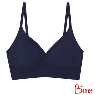 B'me เสื้อชั้นในไร้ขอบ level 1 ฟองบาง รุ่น ME1G32 สีโอลด์โรส โอวัลติน แดง กรม