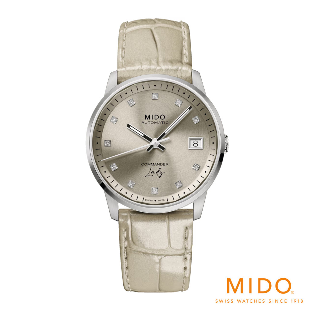 Mido รุ่น COMMANDER LADY นาฬิกาสำหรับผู้หญิง รหัสรุ่น M021.207.16.296.00