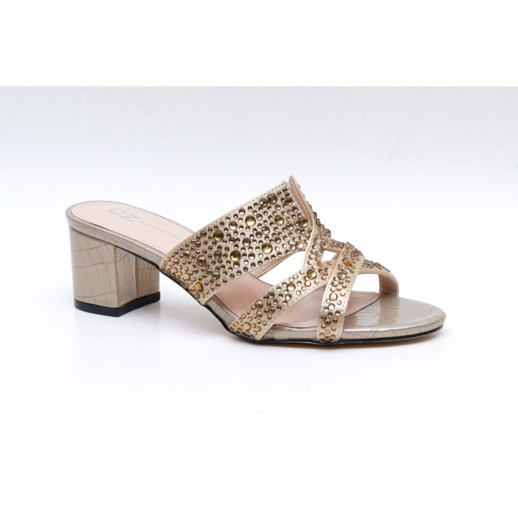 รองเท้าแฟชั่น สีทอง CZ COLLECTION 55-004