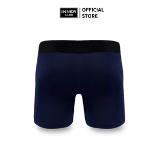 INNERCLUB บ๊อกเซอร์ชาย รุ่นAir Active Plus กระชับต้นขา ไม่เข้าวิน แพค 3 ตัว สีน้ำเงินล้วน กางเกงในชาย Boxer