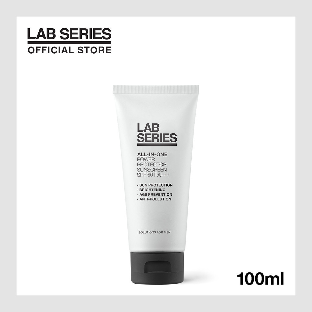LAB SERIES กันแดด All-In-One Power Protector Sunscreen SPF 50 PA+++ 100ml ครีมกันแดดผู้ชาย  สกินแคร์ผู้ชาย