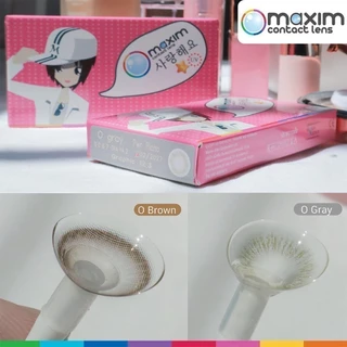 Maxim Colors Sweet Eyes สี O Brown รายเดือน คอนแทคเลนส์สี แม็กซิม จำนวน/กล่อง 2 ชิ้น