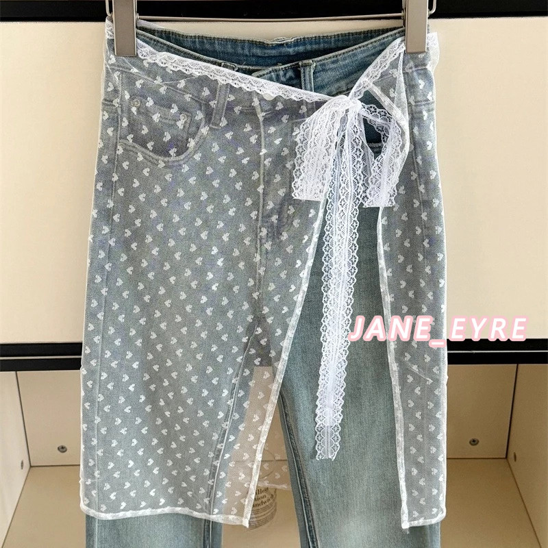 ✨การจัดส่งที่รวดเร็ว✨ อเนกประสงค์ผ้าลูกไม้กระโปรงผ้าโปร่งส่วนต่อเสื้อตัวต่อเสื้อชิ้นเดียวกระโปรงปักที่หรูหรา JN - รูปที่ 4