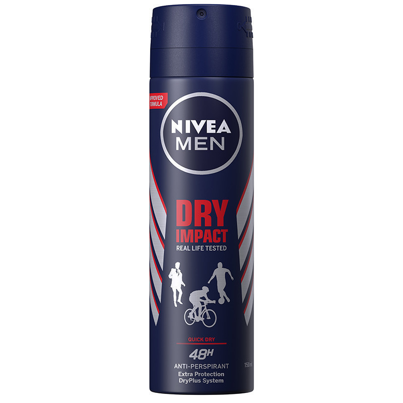 NIVEA นีเวียฟอร์เมนสเปรย์ดราย 150มล. [4005808300198]