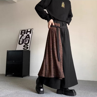 กางเกงสูท พิมพ์ลายตัวอักษร สไตล์อเมริกันย้อนยุค ระดับไฮเอนด์…