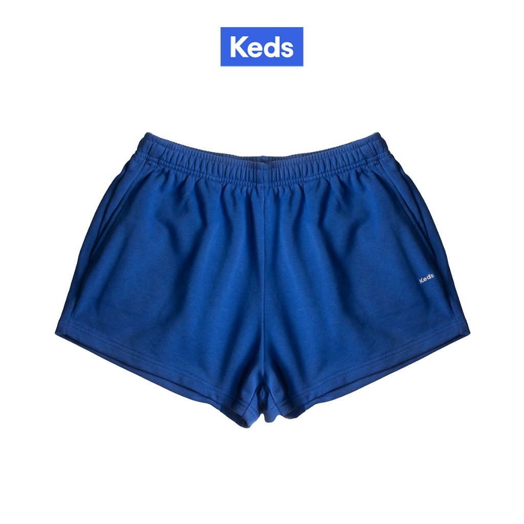 KEDS กางเกงวอร์มขาสั้น รุ่น KEDS SWEATSHORTS สีน้ำเงิน ( F24APB02012 )