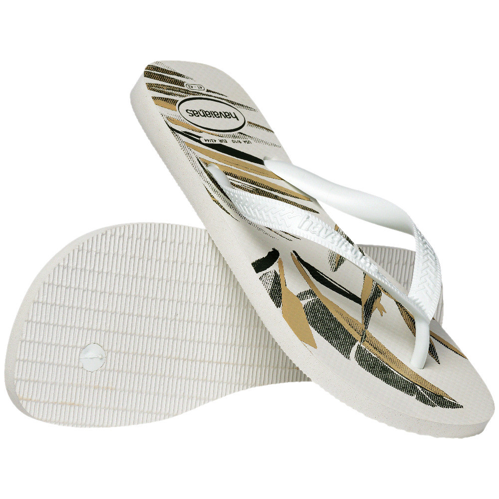 HAVAIANAS รองเท้าแตะ Top Aloha Flip Flops WHITE 41113557153M_H4WTGN