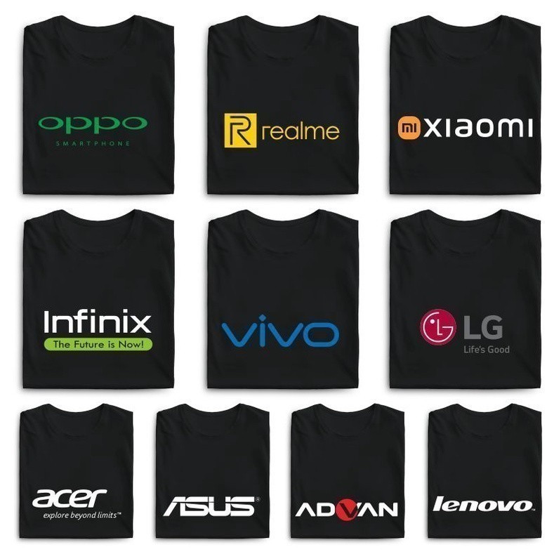 เสื้อยืดพิมพ์ลาย มือถือ LG Vivo Oppo Realme Cotton S-5XL ใส่ได้ทั้งชายหญิง