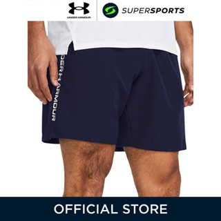 UNDER ARMOUR Tech™ Woven Wordmark กางเกงออกกำลังกายขาสั้นผู้…