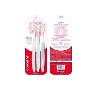 [มี2แพ็คให้เลือก] เเปรงสีฟันคอลเกต เจนเทิล กัมเเคร์ (คละสี) Colgate Gentle Gum Care (mixed color)