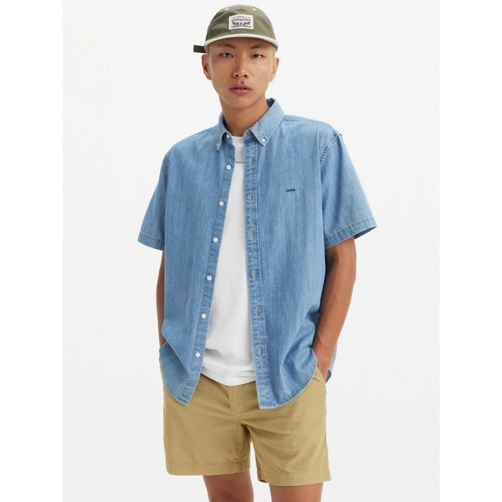 เสื้อเชิ้ต Levi's® Men's Short-Sleeve Authentic Button-Down