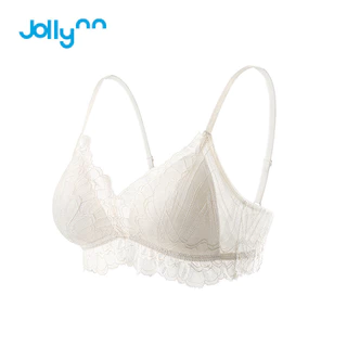 Jollynn Joy Lace Lotus Bra บราไร้โครงลูกไม้ ดีไซน์คอวี สวมใส่สบาย ไม่ระคายเคืองผิว