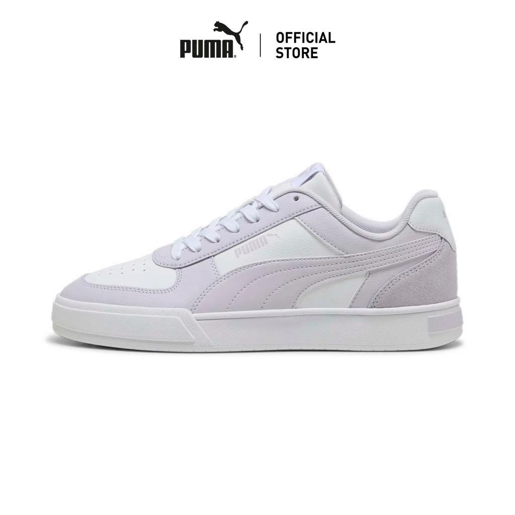 PUMA BASICS - รองเท้าผ้าใบ Caven Mix สีขาว - 39939809