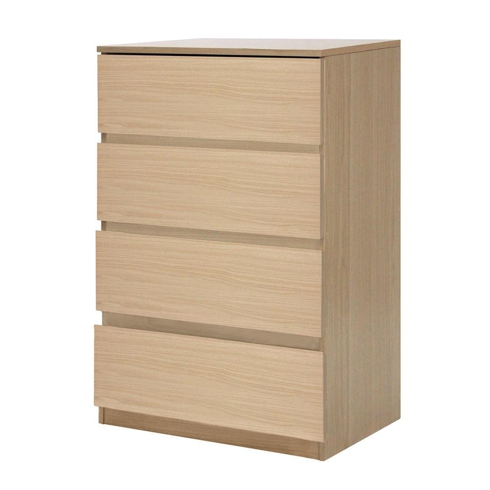 FURDINI ตู้ลิ้นชัก 4 ลิ้นชัก PROGRET 59 ซม. สีโอ๊ค จัดส่งโดย HomePro