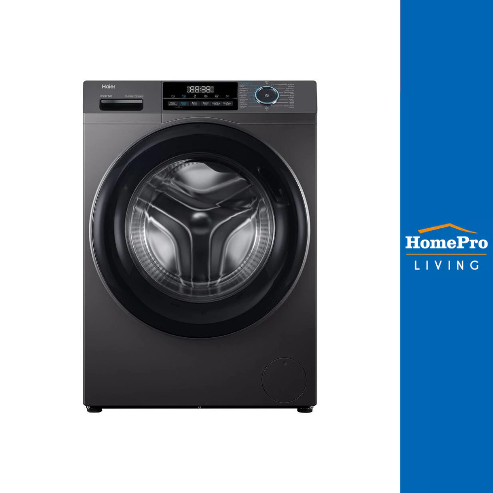 [จัดส่งพร้อมติดตั้ง] HAIER เครื่องซักผ้าฝาหน้า  HW105-BP14929AS6 10.5 กก. 1400RPM อินเวอร์เตอร์